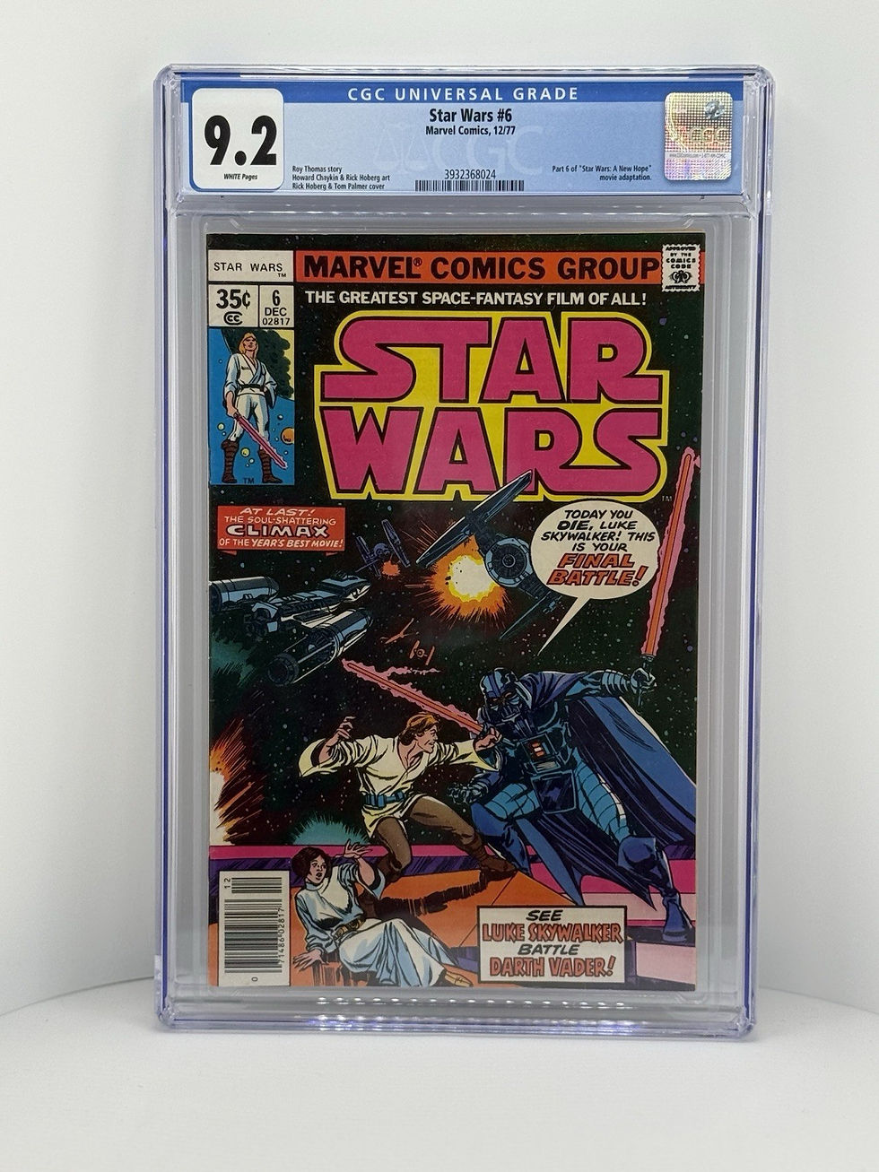 Thumbnail: Marvel Comics Star Wars #6 Dec 1977 CGC 9.2