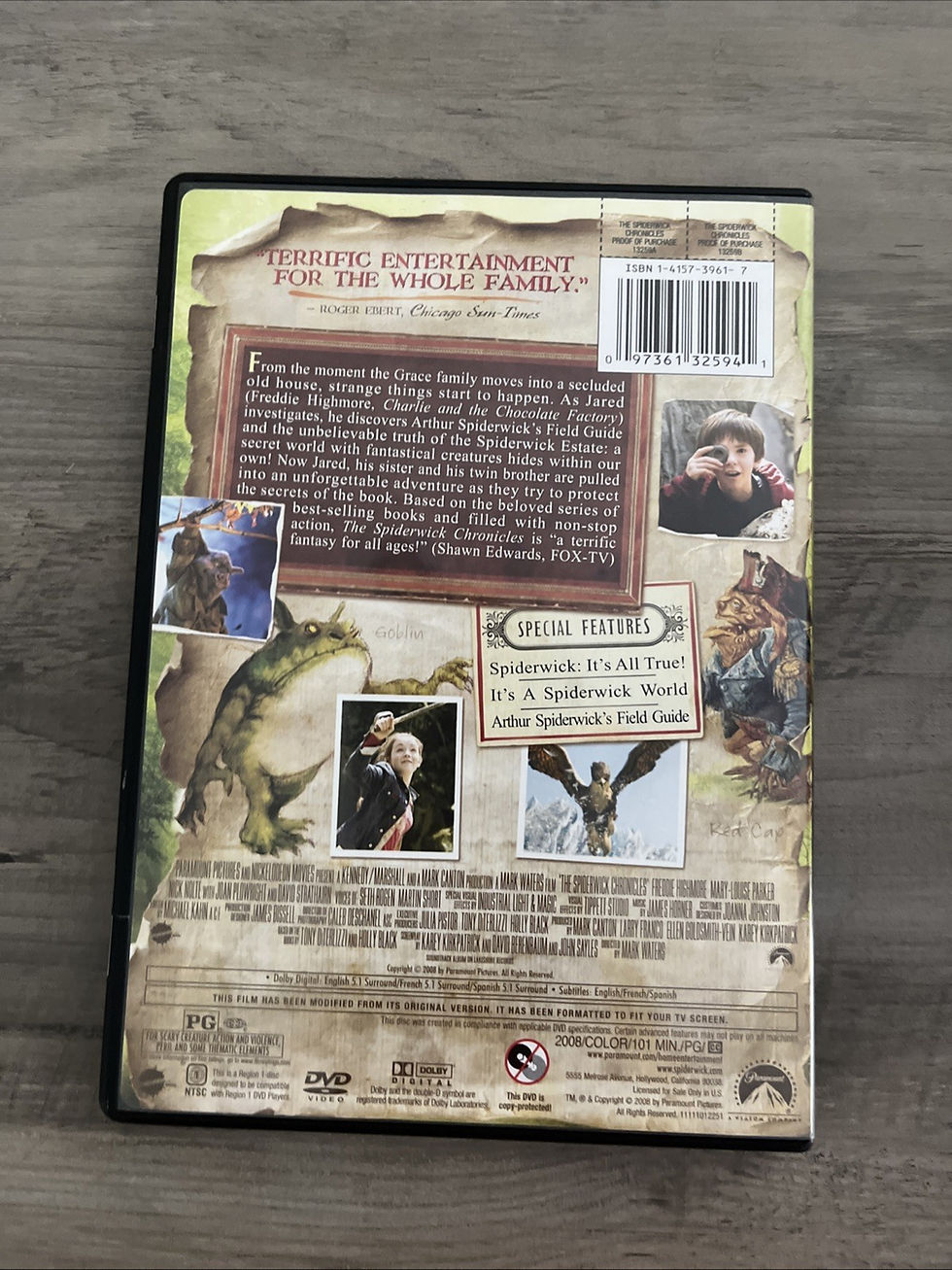 Thumbnail: The Spiderwick Chronicles (DVD, 2008, Full Frame)