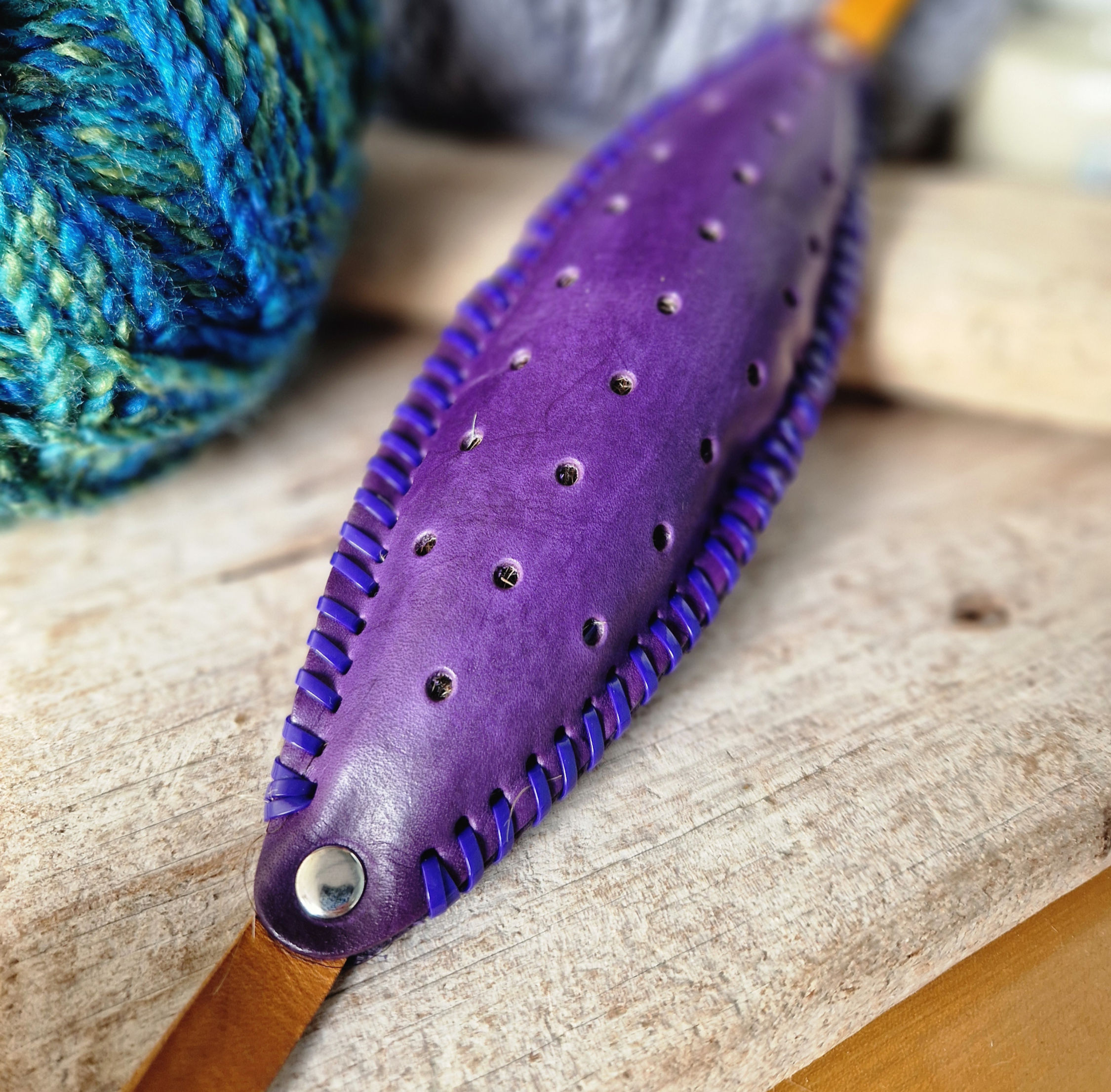 Traditional Shetland knitting belt 24-48"