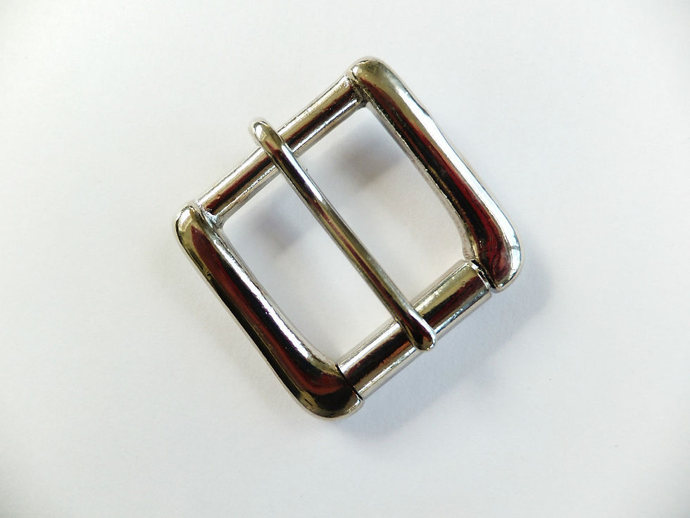 Thumbnail: solid brass roller buckle