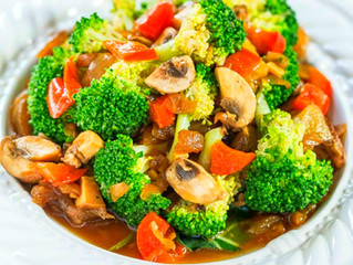 Water Chestnut & Broccoli Miso Stir Fry