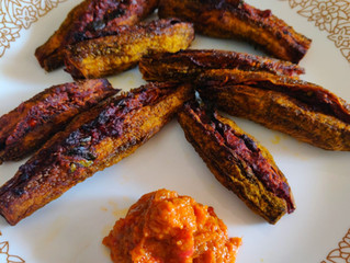 Sun-dried Tomato & Pumpkin Sauce Stuffed Bittergourd