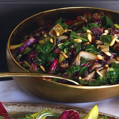 Treviso and Rainbow Chard Sauté