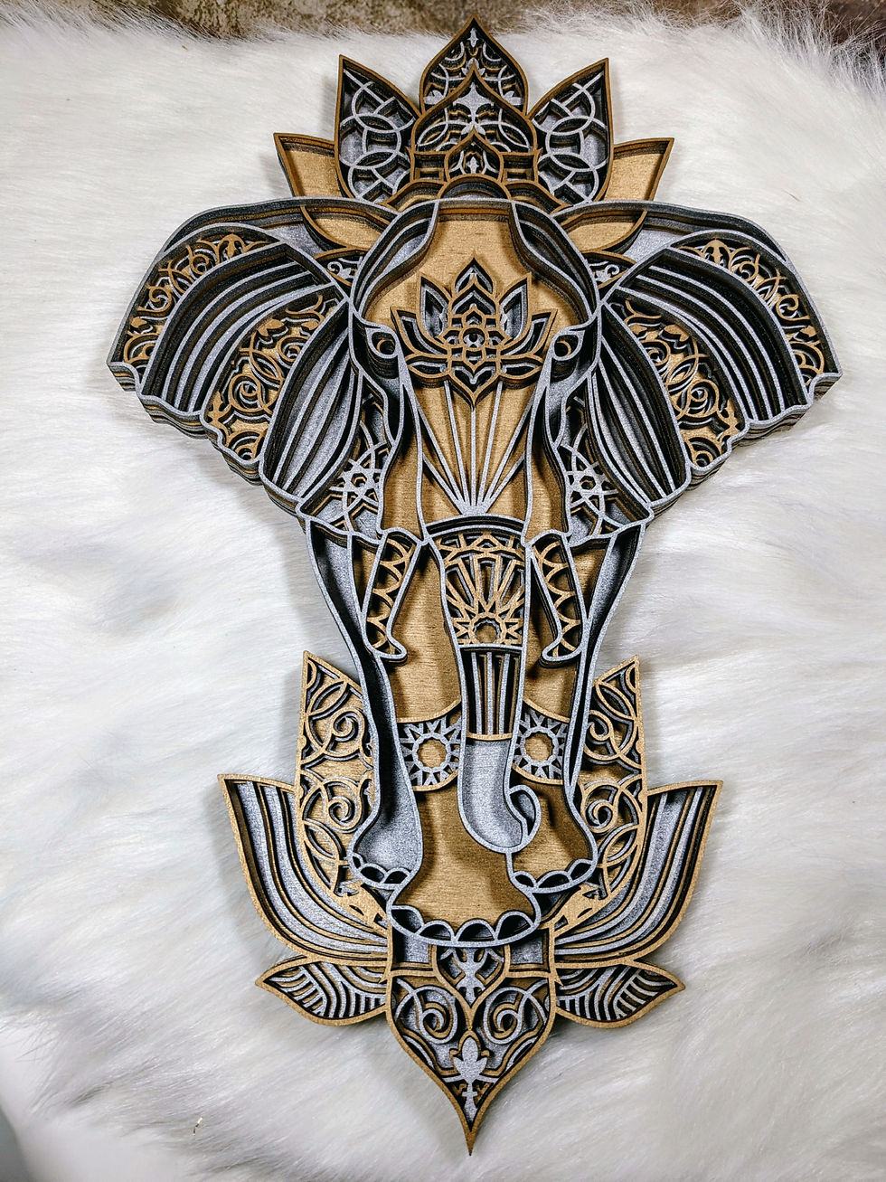 Wandbild "Elephant" (5-Layer)