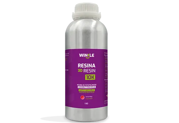 Résine lavable 3D 10K Winkle Rouge Crystal 1kg
