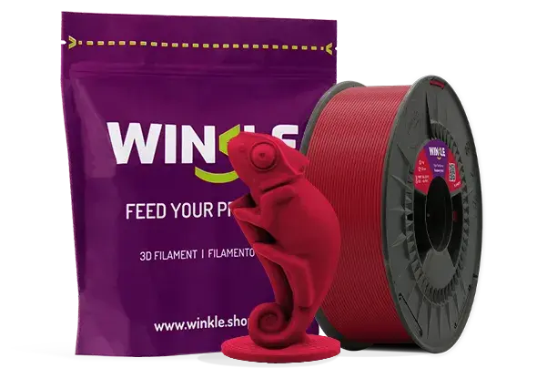 Miniature : PLA File Coil Mate Winkle 1,75 mm Red Frawberry 1kg pour impression 3DPLA Mate W