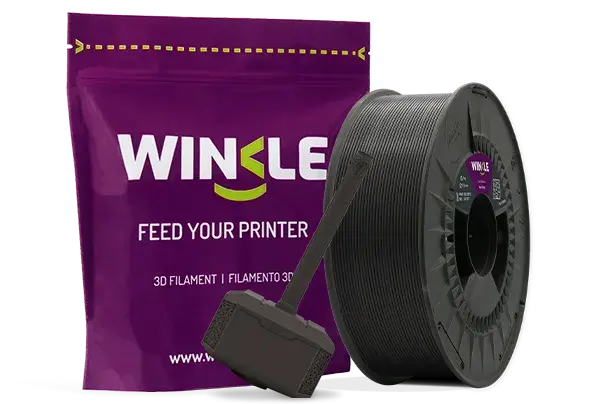Miniature : PLA Tough (Remain) Winkle 1,75 mm Fer Gris 1kg