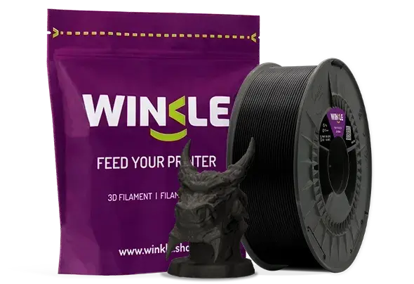 Miniature : PLA PRO Winkle 1,75 mm Noir Azabache 1 Kg