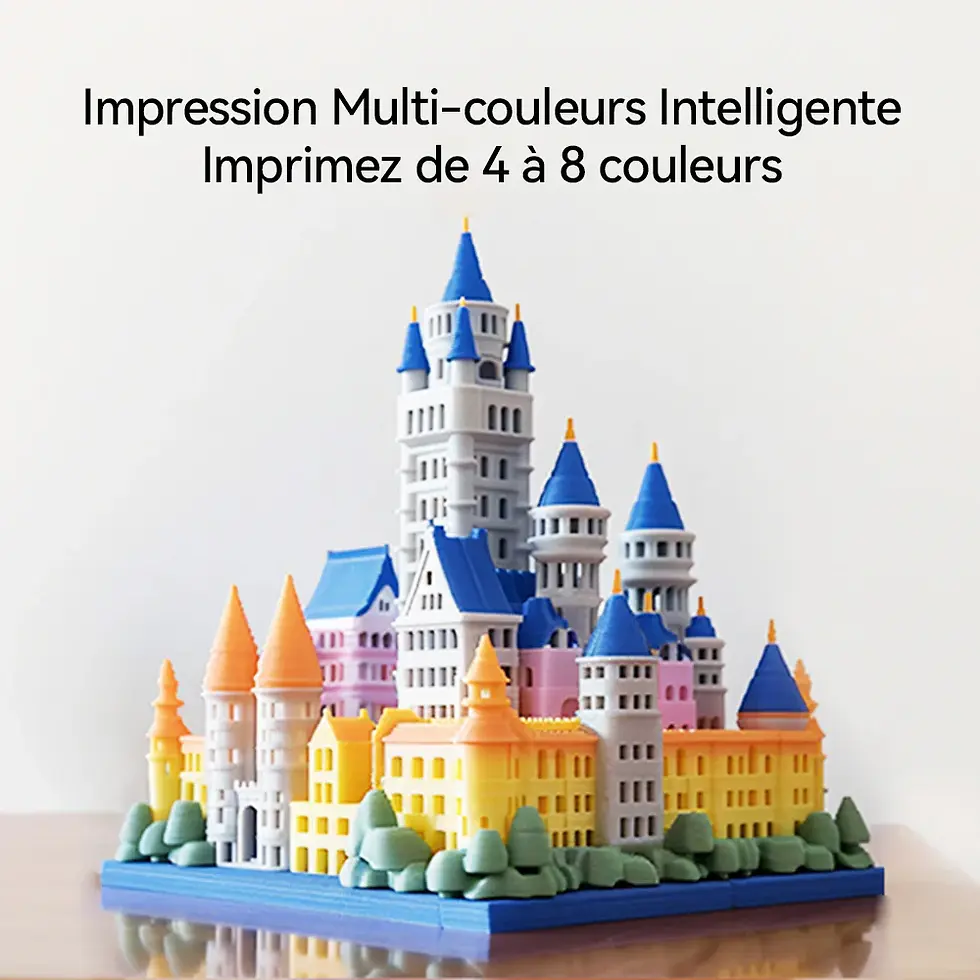 Miniature : ANYCUBIC KOBRA 3 Combo Imprimante 3D Multi Couleurs