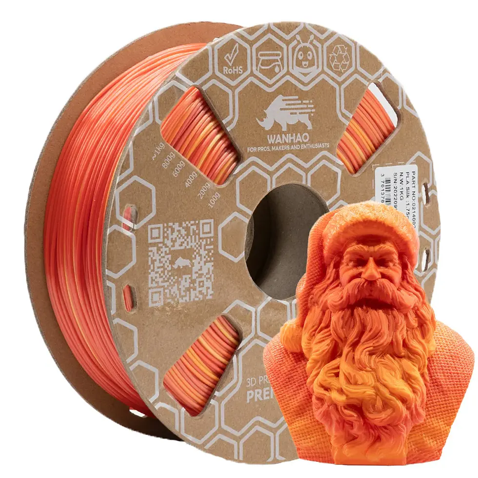 Miniature : MEGA PACK - PLA Silk Premium Wanhao Multicolore/ Arc-en-Ciel ICE WATER OCEAN 1kg