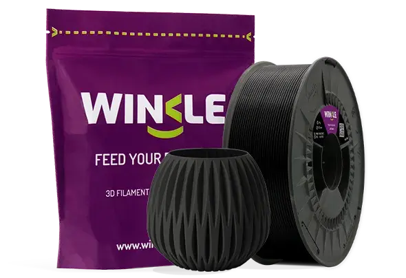 Miniature : PLA 850 Winkle 1,75 mm Noir Azabache 1kg
