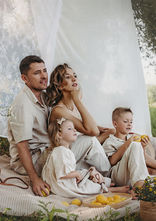 Familienshooting im Freien Bayern