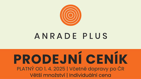 Prodejní ceníky platné od 1. 4. 2025