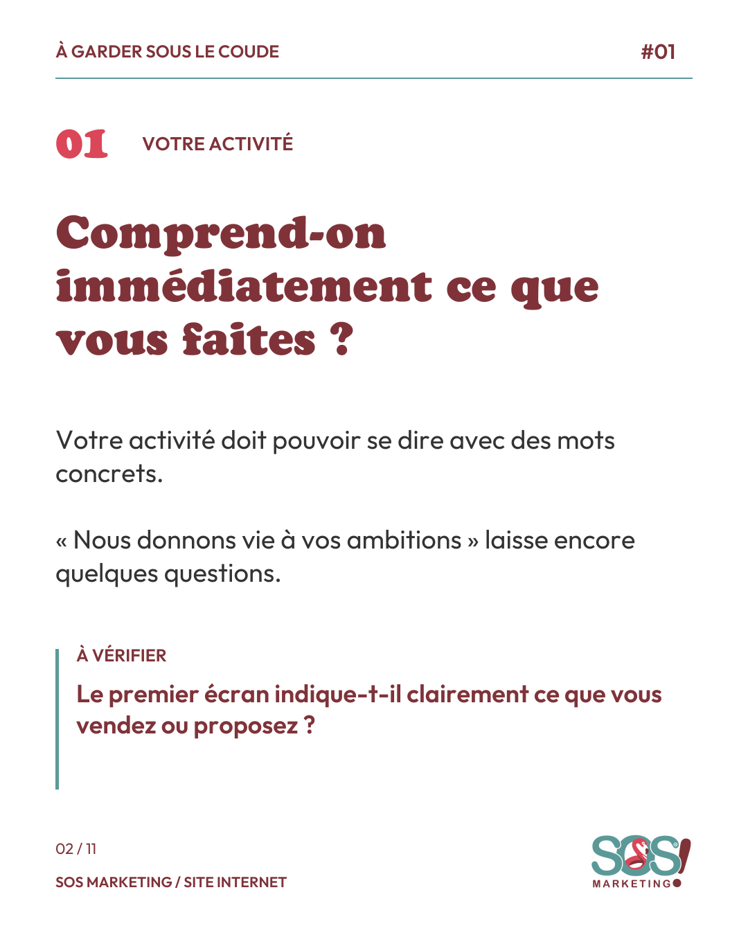 Carrousel : Avant de refaire votre site, relisez votre page d’accueil, page 2 sur 11