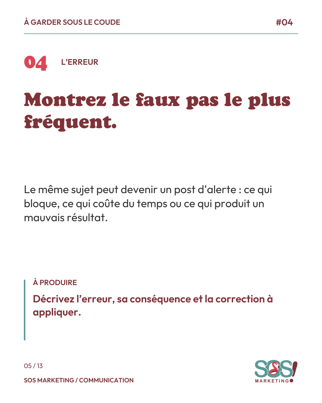 Carrousel : un contenu, dix contenus, page 5 sur 13