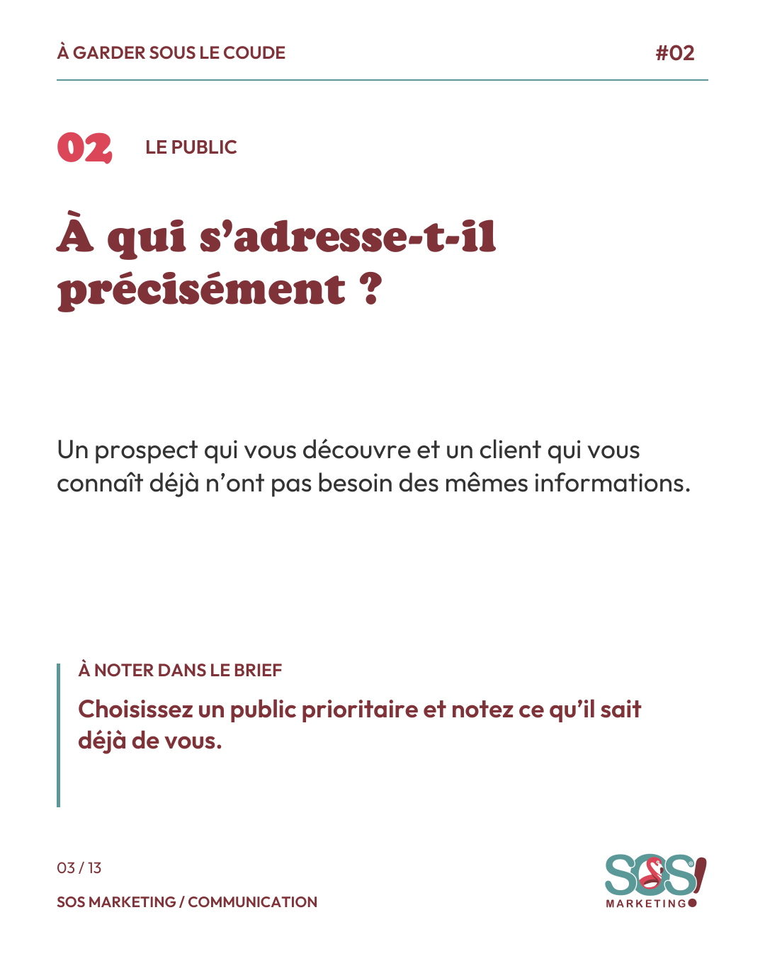 Carrousel : 10 questions avant de créer un support de communication, page 3 sur 13