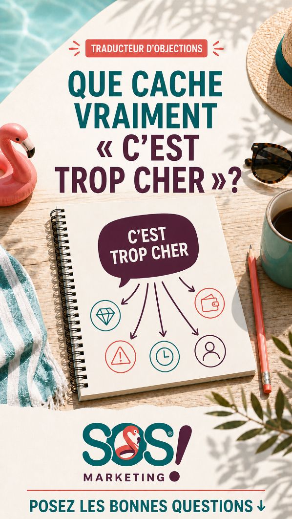 Quand un prospect répond « C’est trop cher », que veut-il vraiment dire ? 🤔