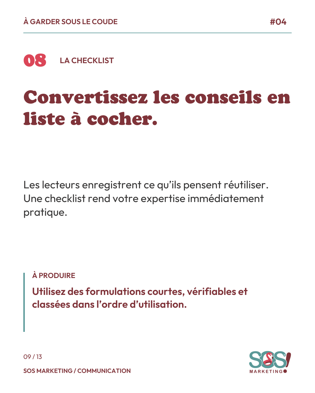 Carrousel : un contenu, dix contenus, page 9 sur 13