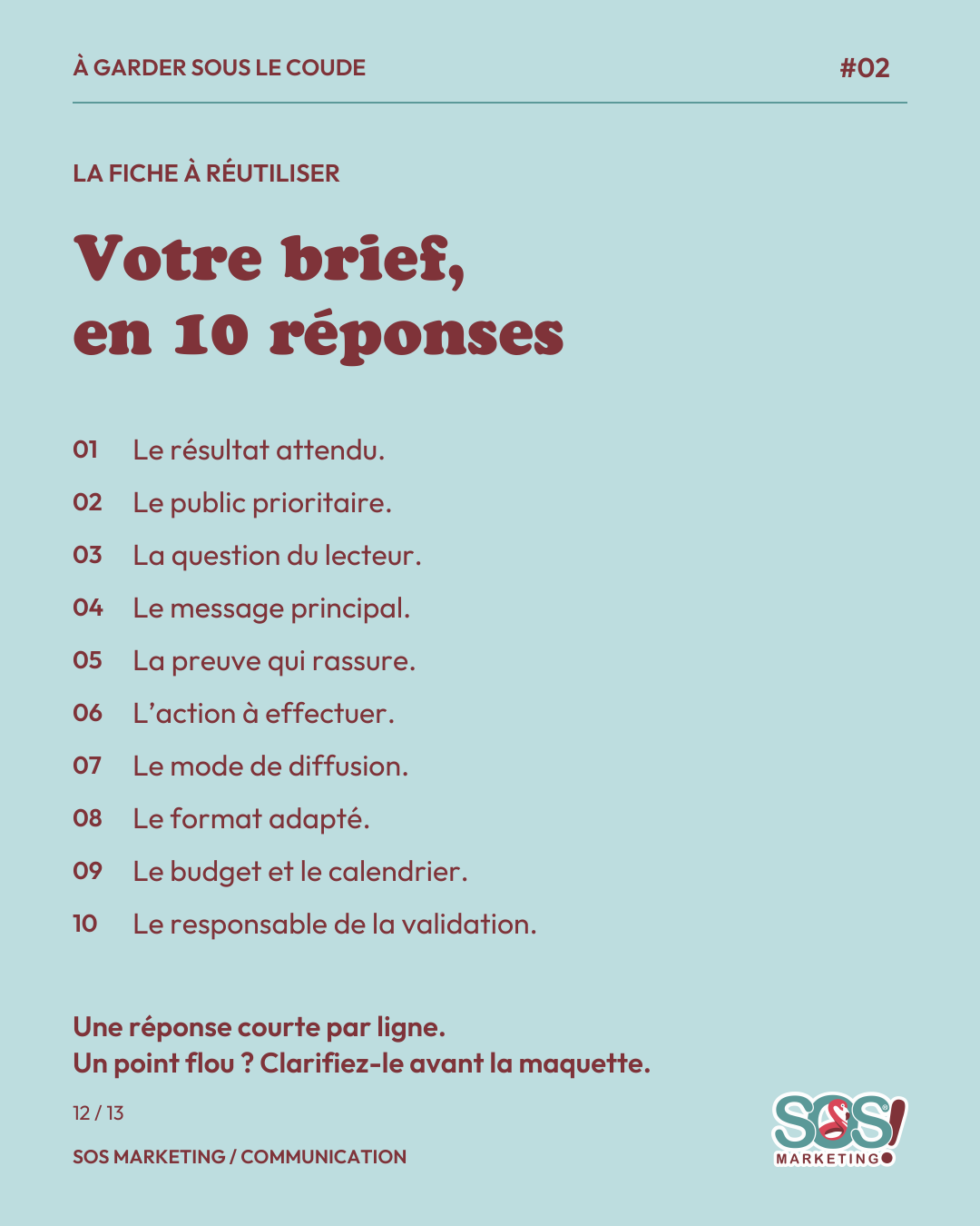 Carrousel : 10 questions avant de créer un support de communication, page 12 sur 13