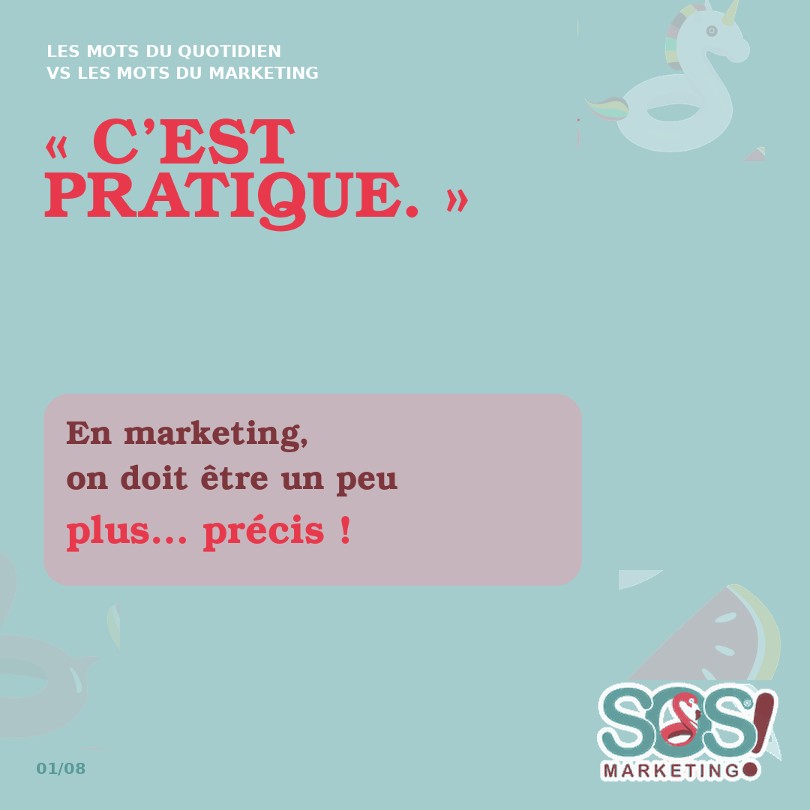 Première page du carrousel : « C’est pratique. »