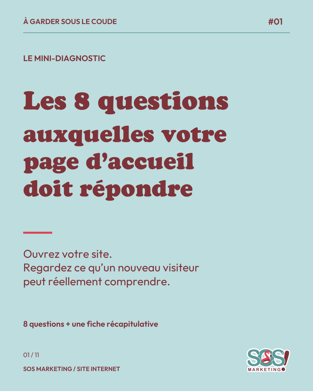 Carrousel : Avant de refaire votre site, relisez votre page d’accueil, page 1 sur 11