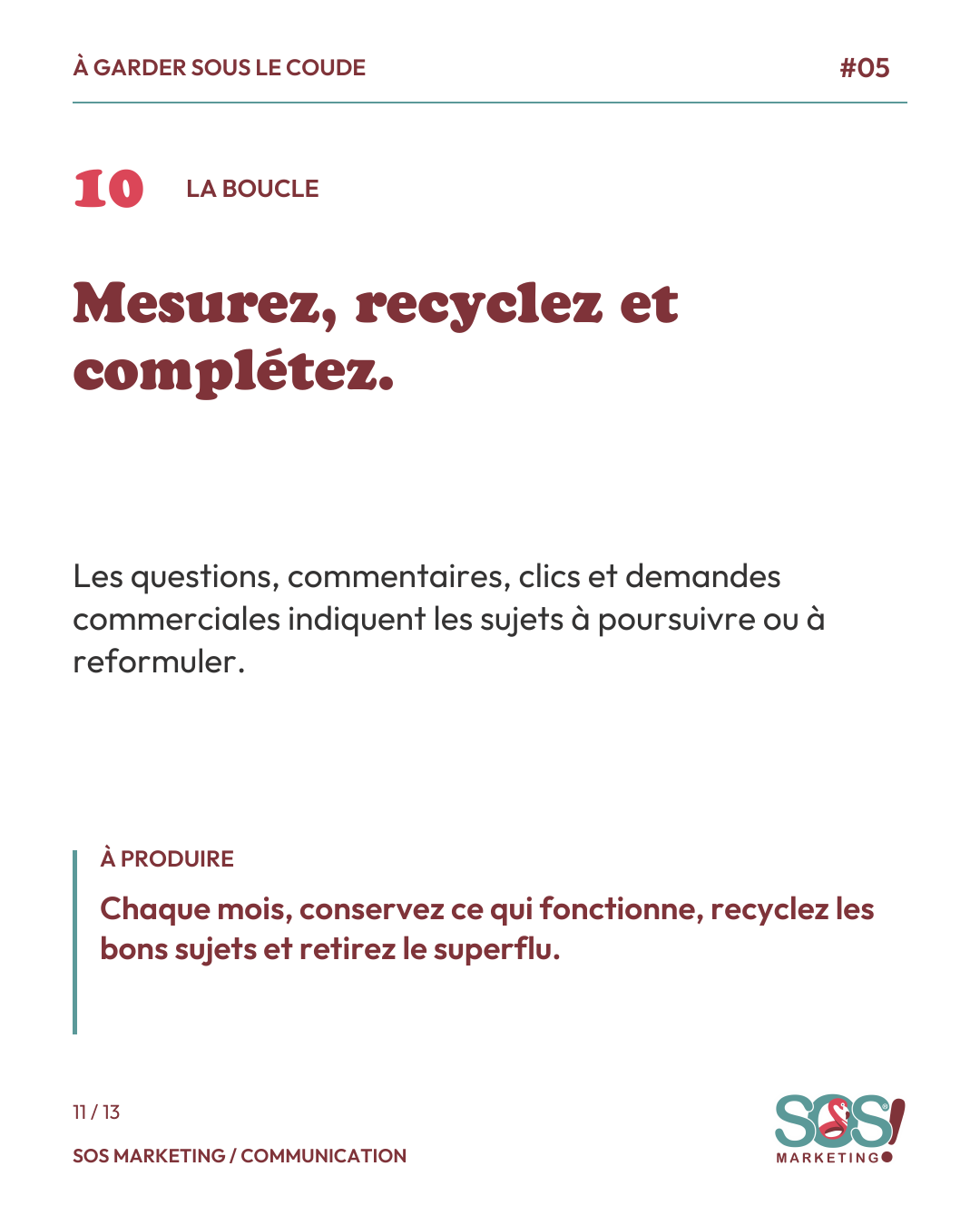Carrousel : transformer son expertise en calendrier éditorial, page 11 sur 13