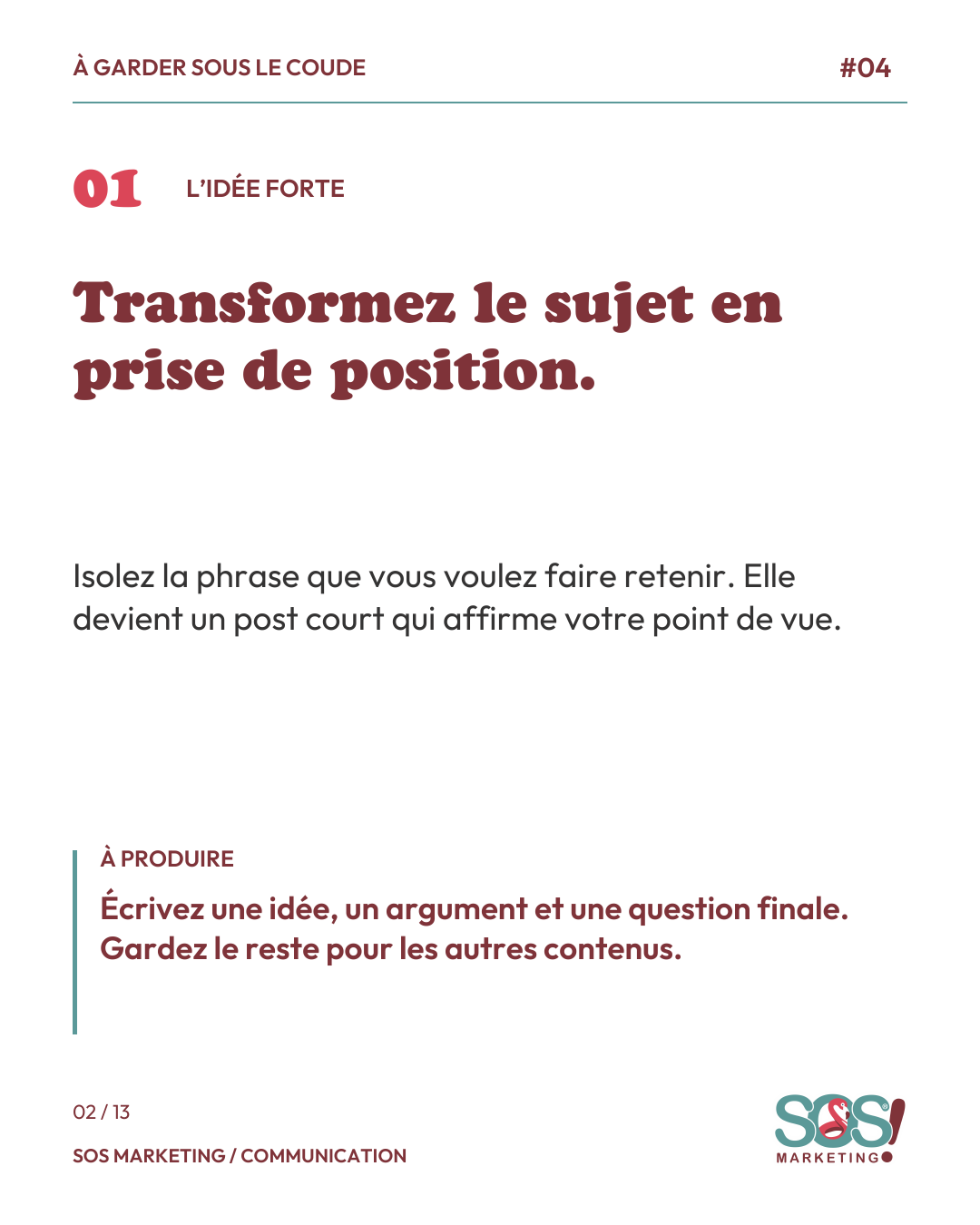 Carrousel : un contenu, dix contenus, page 2 sur 13