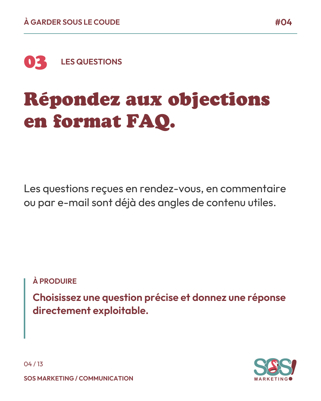 Carrousel : un contenu, dix contenus, page 4 sur 13
