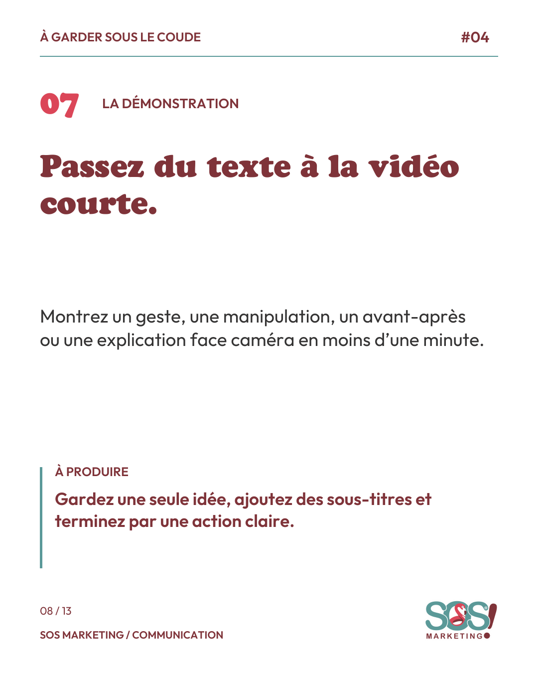 Carrousel : un contenu, dix contenus, page 8 sur 13