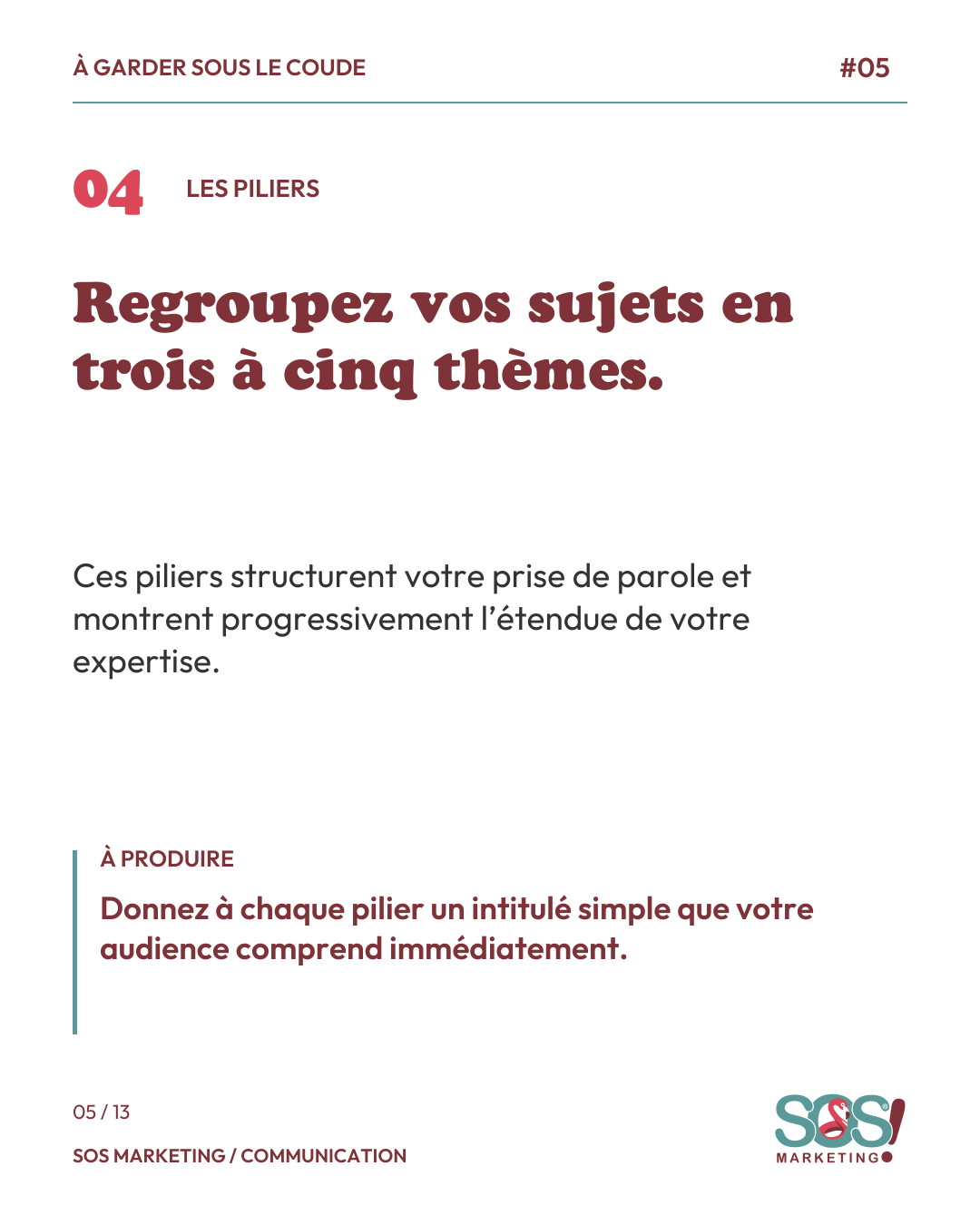 Carrousel : transformer son expertise en calendrier éditorial, page 5 sur 13