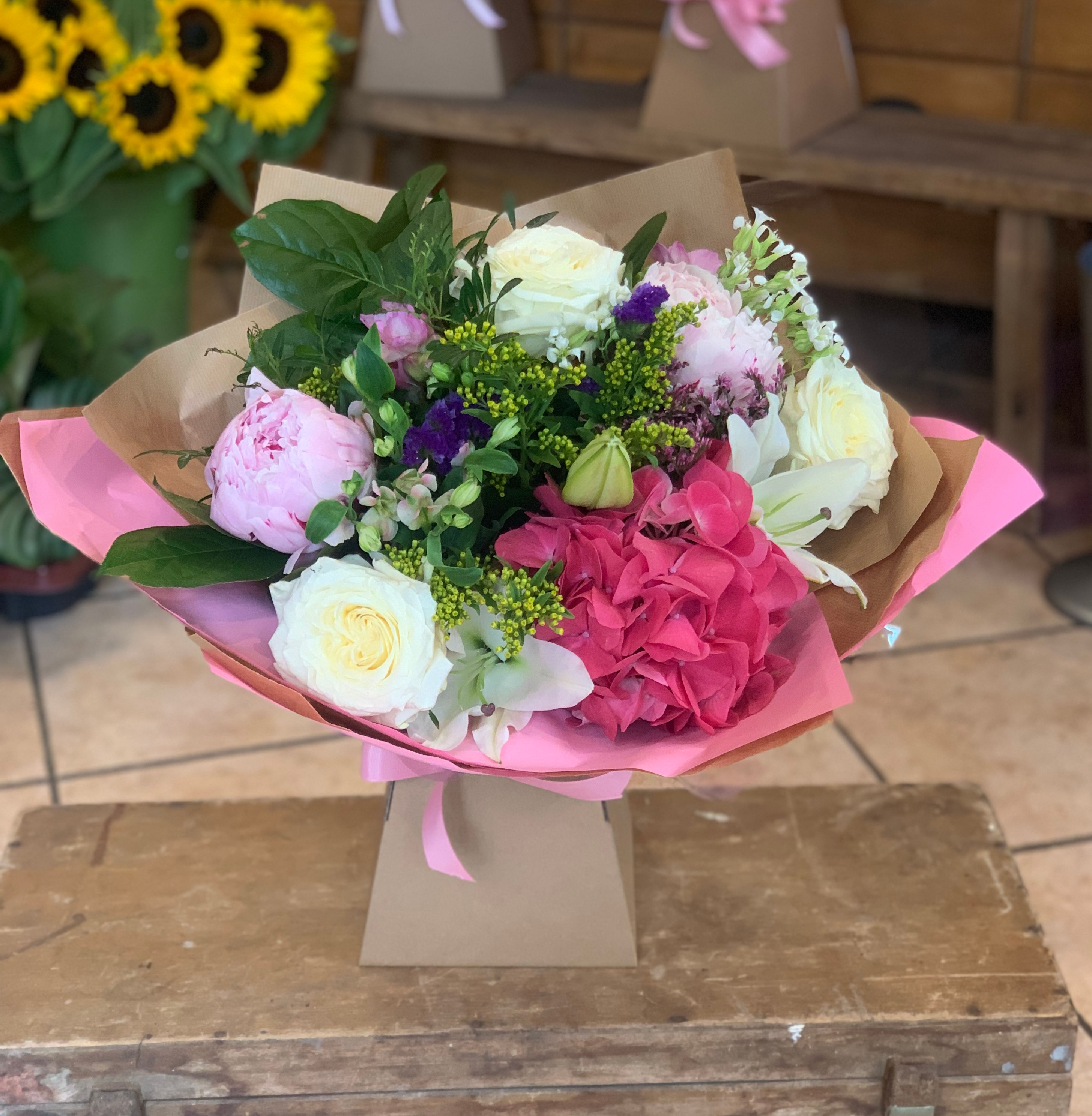 One bouquet, made today, ready now