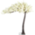 Artificial cherry blossom tree arch
