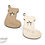 Thumbnail: Wooden Christmas Stocking Shape For Crafts And Decoration -  A3209