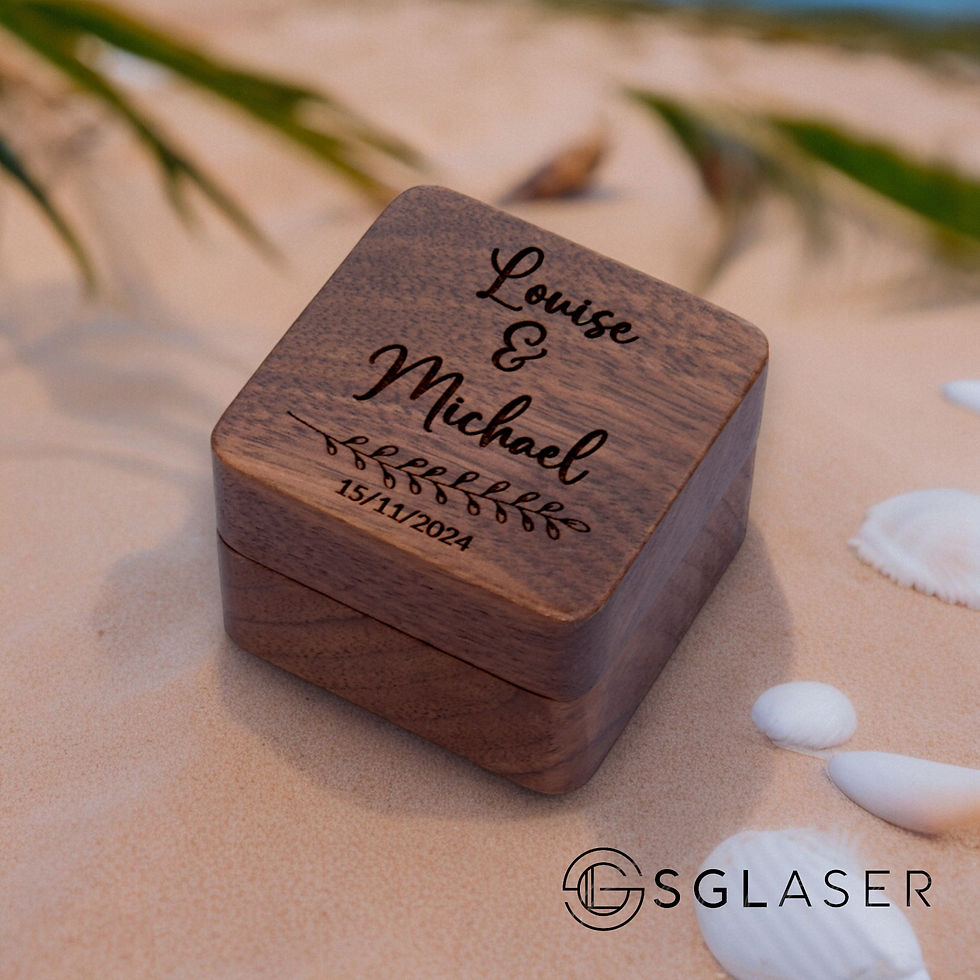 Thumbnail: One ring personalised box  -RB021