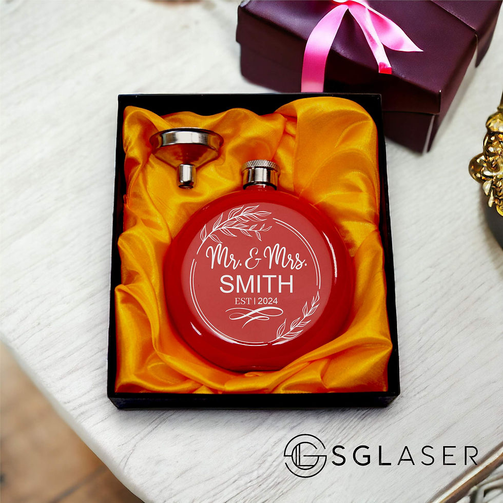 Thumbnail: Bridesmaid hip flask | Wedding Hip Flask -HP057