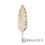 Thumbnail: 10pcs Wooden Feathers craft Shape -A2516