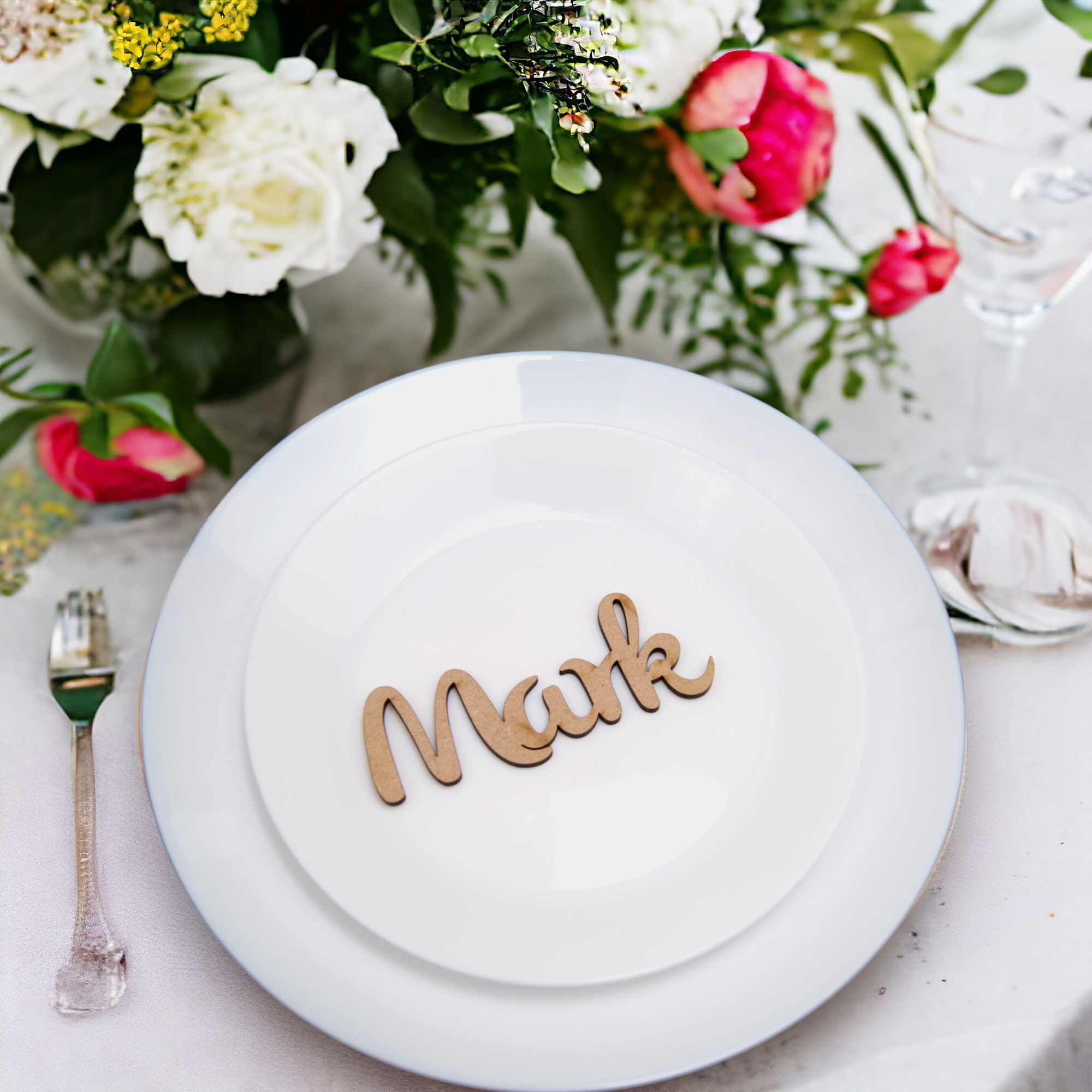 Wooden name sign | Wooden name plaque -L1001