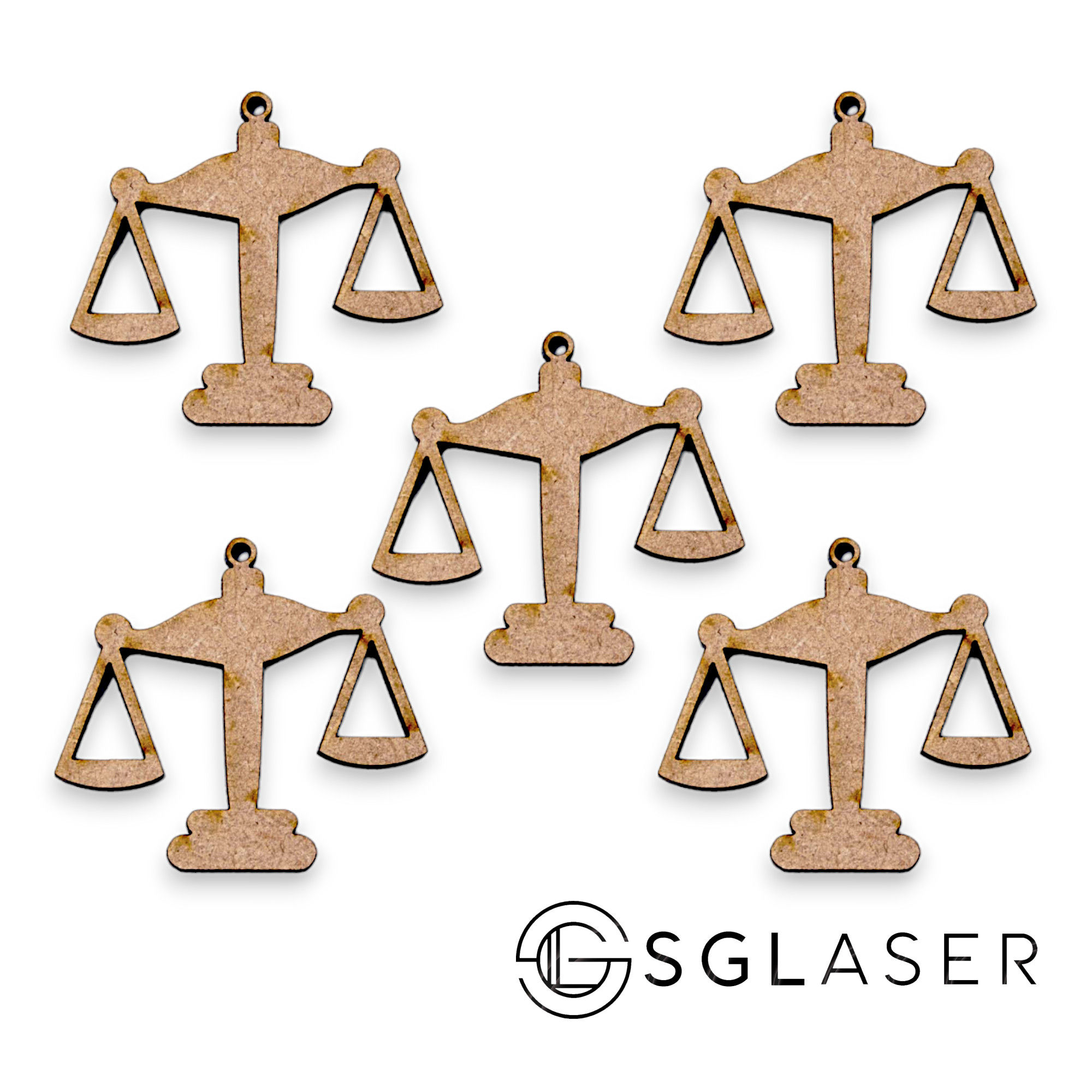 Wooden Weight scal shape -A2119