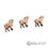 Thumbnail: 5pcs Wooden Sheep Shape, craft animal shapes -A1117