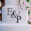 Thumbnail: Monogram Cake Topper | Cake Charm | Wedding Cake  -CT2054
