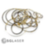 Thumbnail: Acrylic rings for crafts | Acrylic Blanks | gold oval mirror -A3005