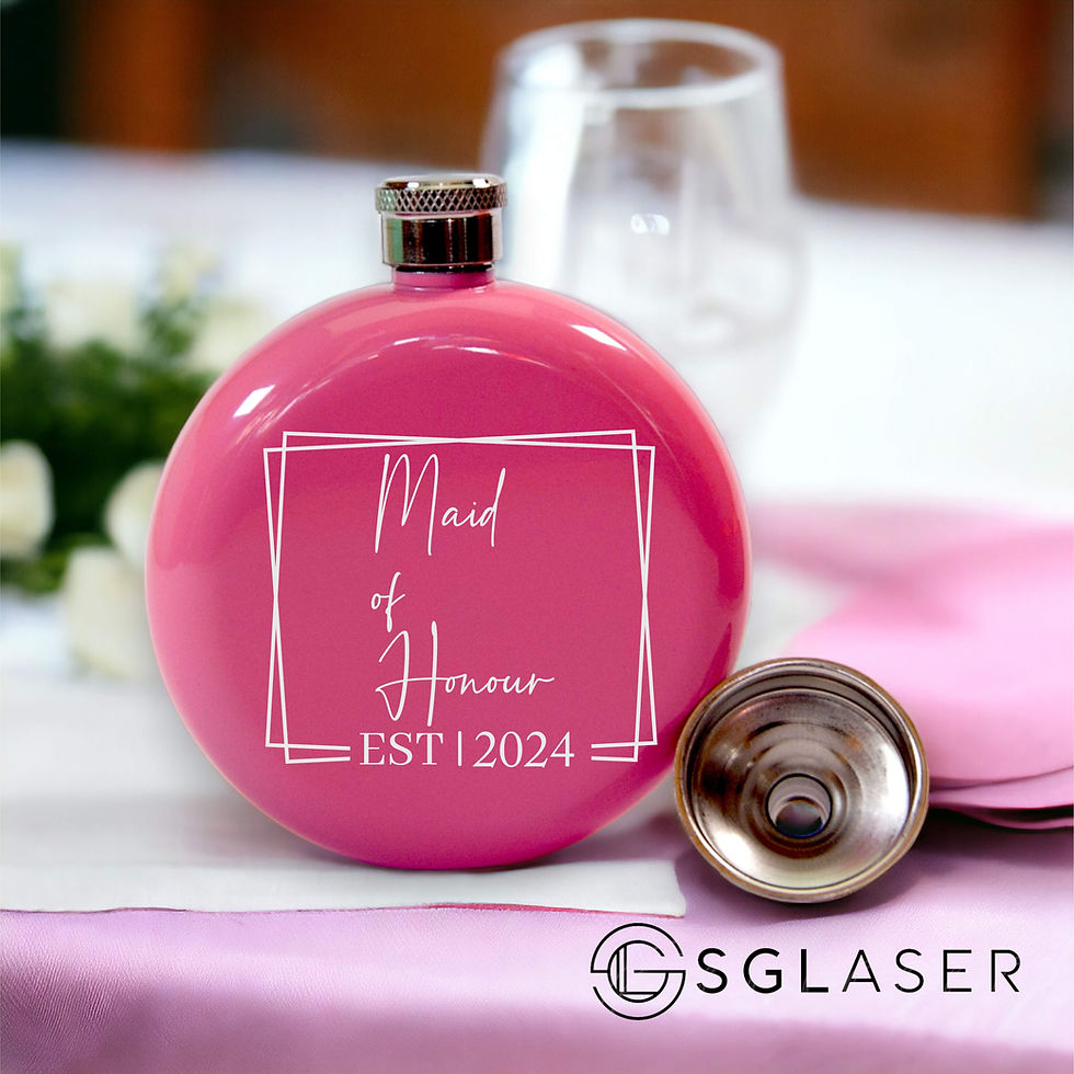 Thumbnail: Bridesmaid hip flask | Bride Hip Flask -HP052