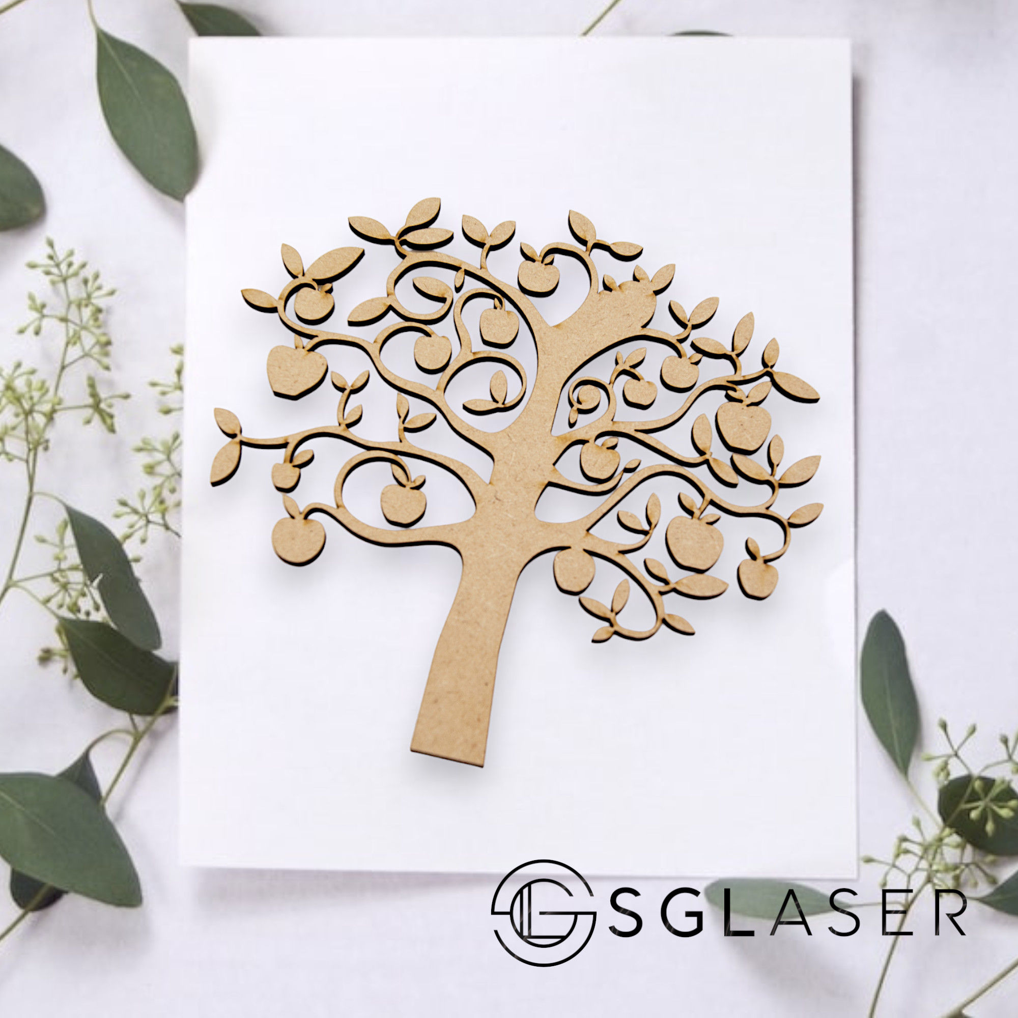 Apple Tree I Craft Blank Shapes  - T404