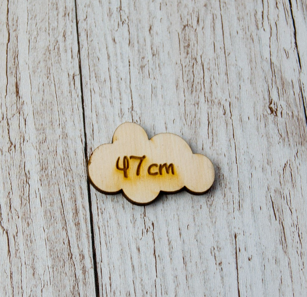Thumbnail: Personalized Wooden Clouds -L617