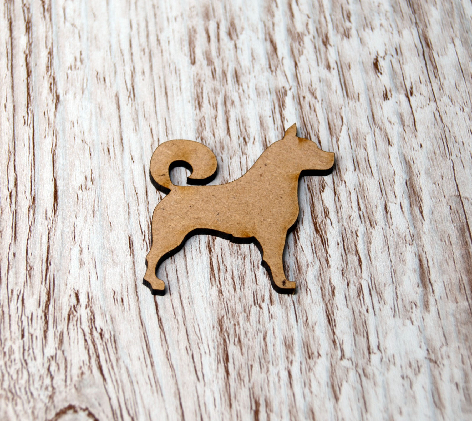10pcs Wooden Dog shape -A820