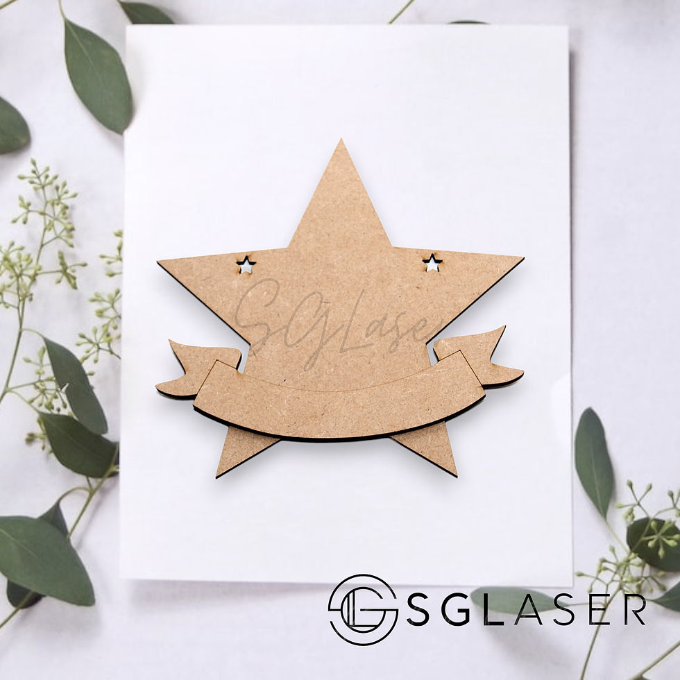 Wooden Star Shape A1404