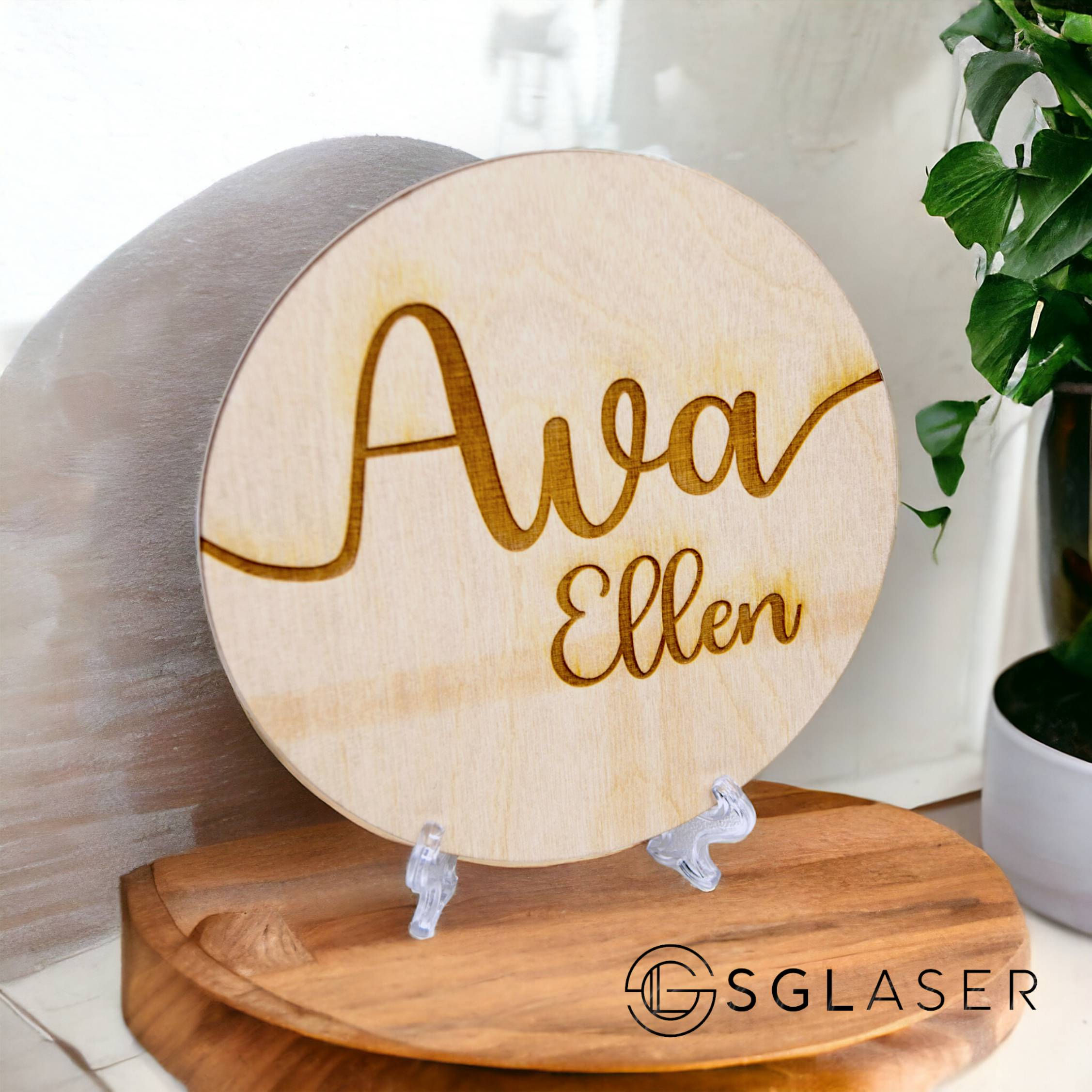 Birth announcement sign | Personalised Baby Plaque | baby plaque -B093