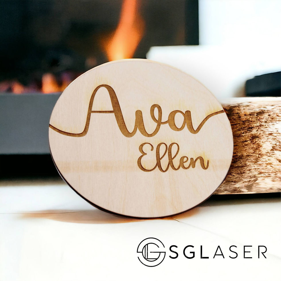 Thumbnail: Birth announcement sign | Personalised Baby Plaque | baby plaque -B093