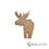 Thumbnail: Wooden Moose shape 5pack -A1705