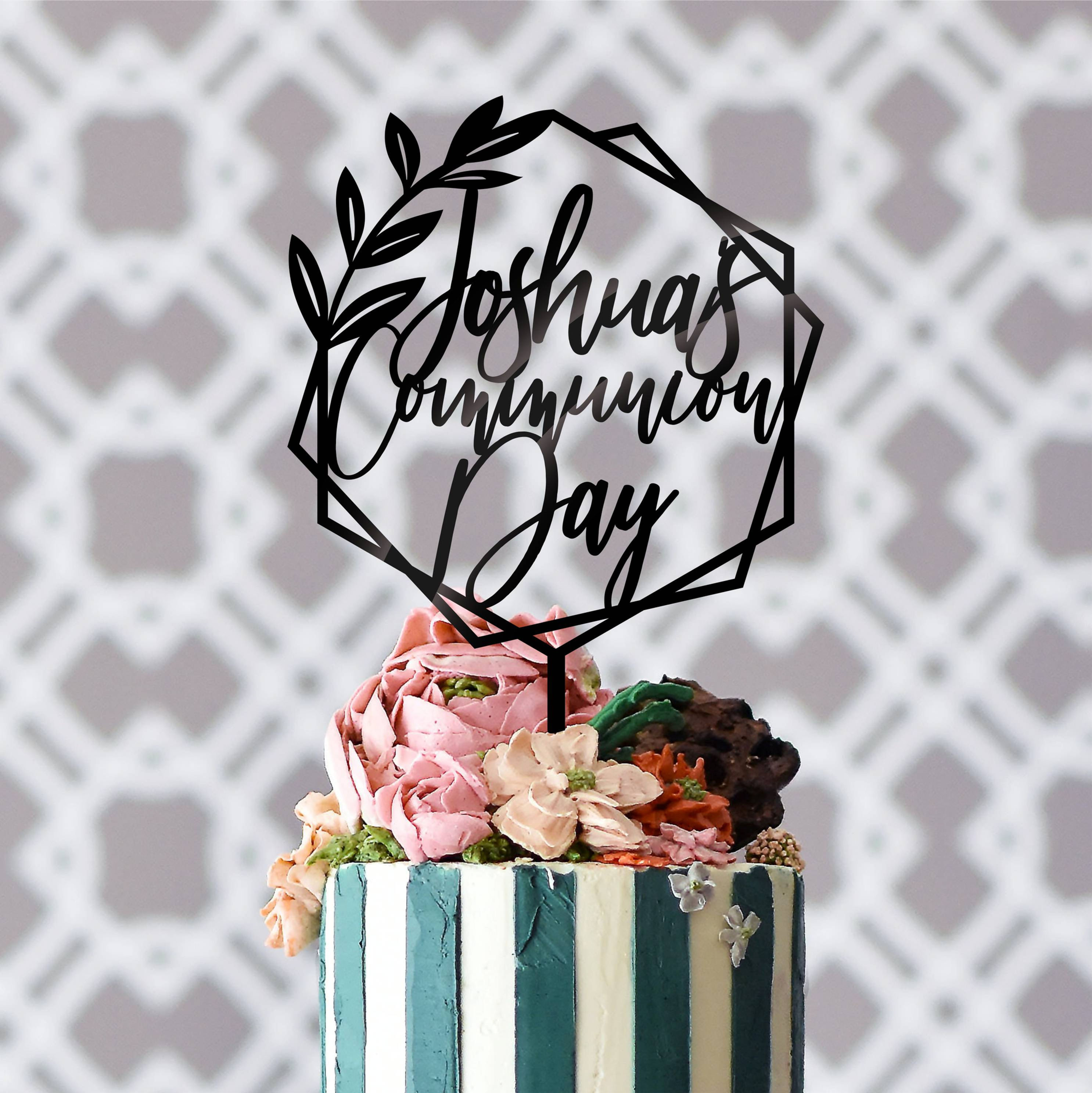 Communion Cake topper | Communion Cake Decorations -CT1504